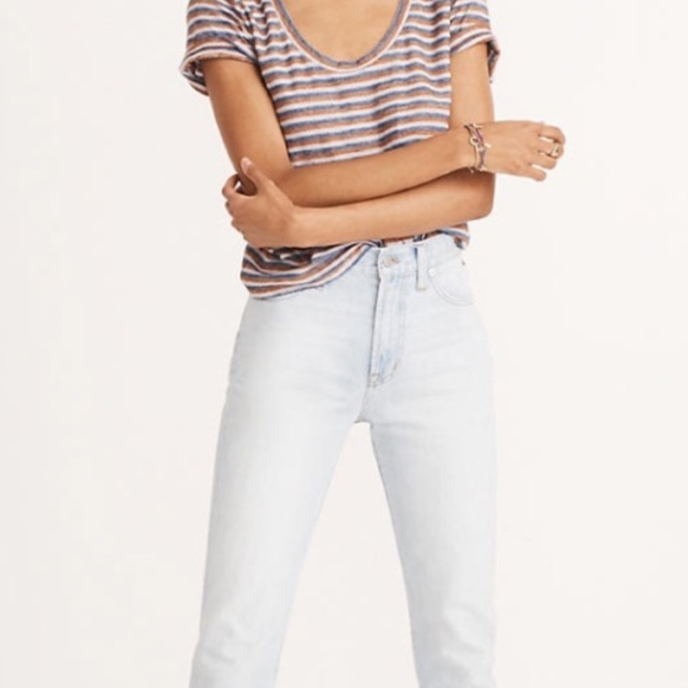 Madewell Striped Boxy Tee